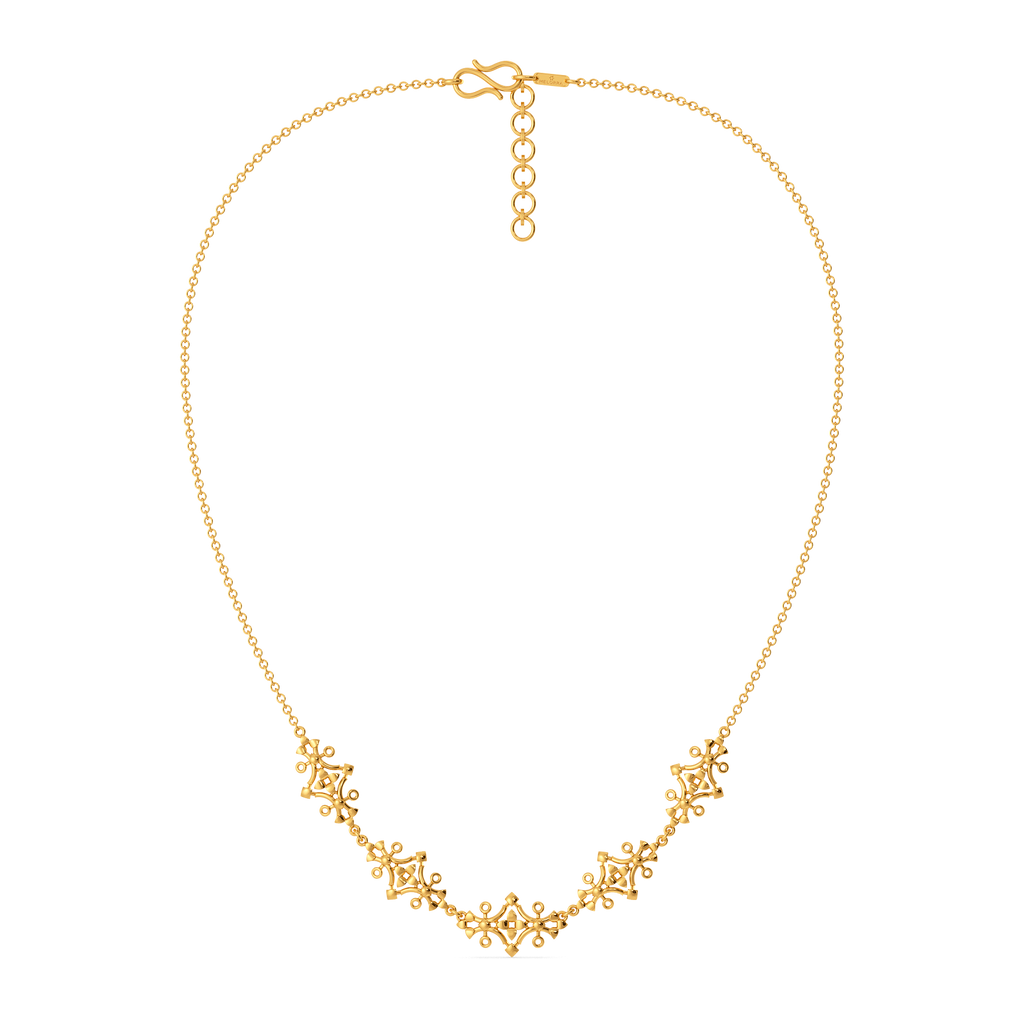 Dreamy Sheer Gold Necklaces