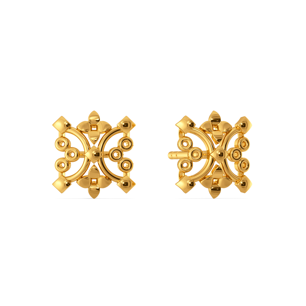 Dreamy Sheer Gold Earrings