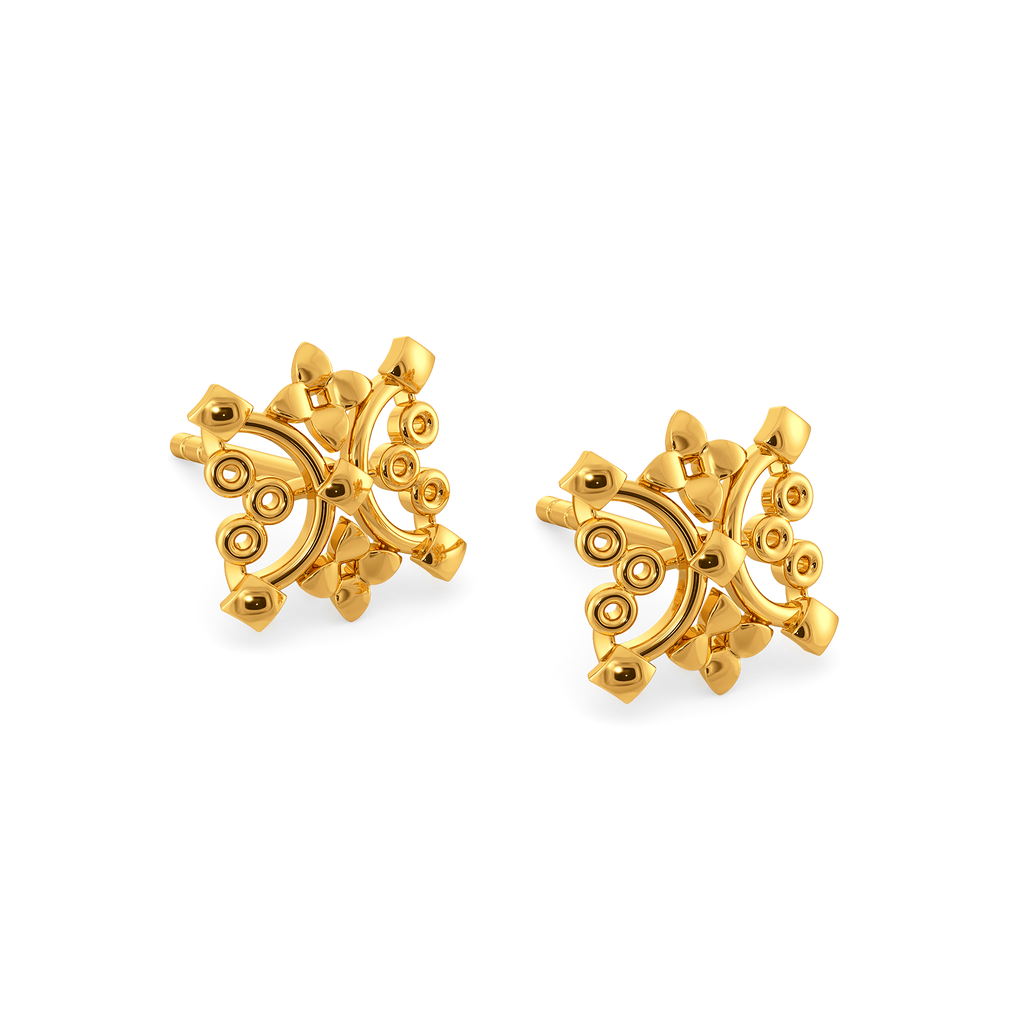 Dreamy Sheer Gold Earrings