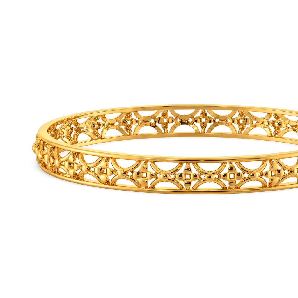 Dreamy Sheer Gold Bangles