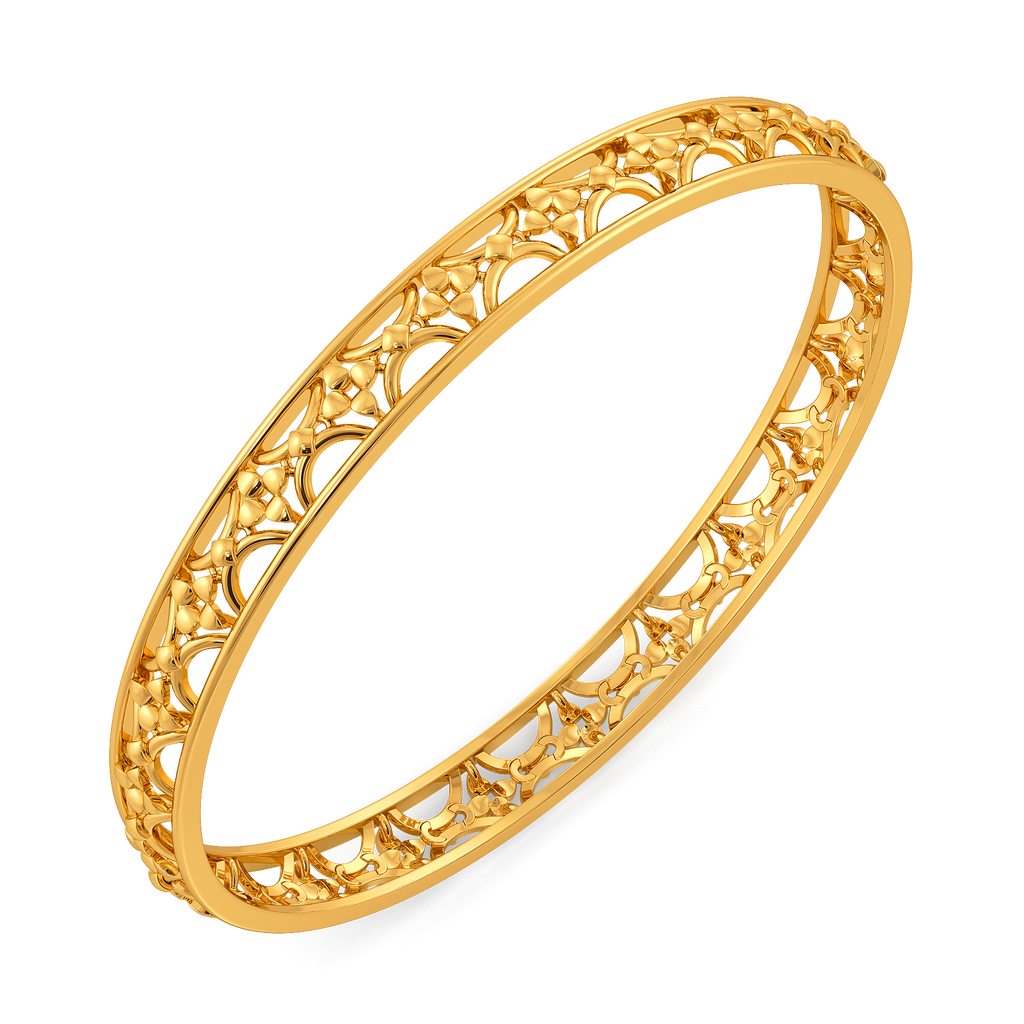 Dreamy Sheer Gold Bangles