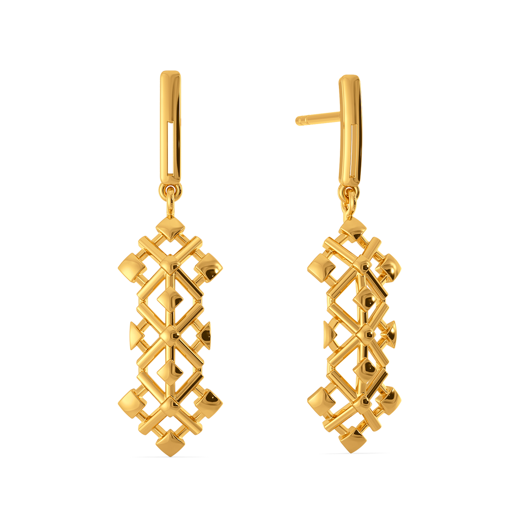 Lace Love Gold Earrings