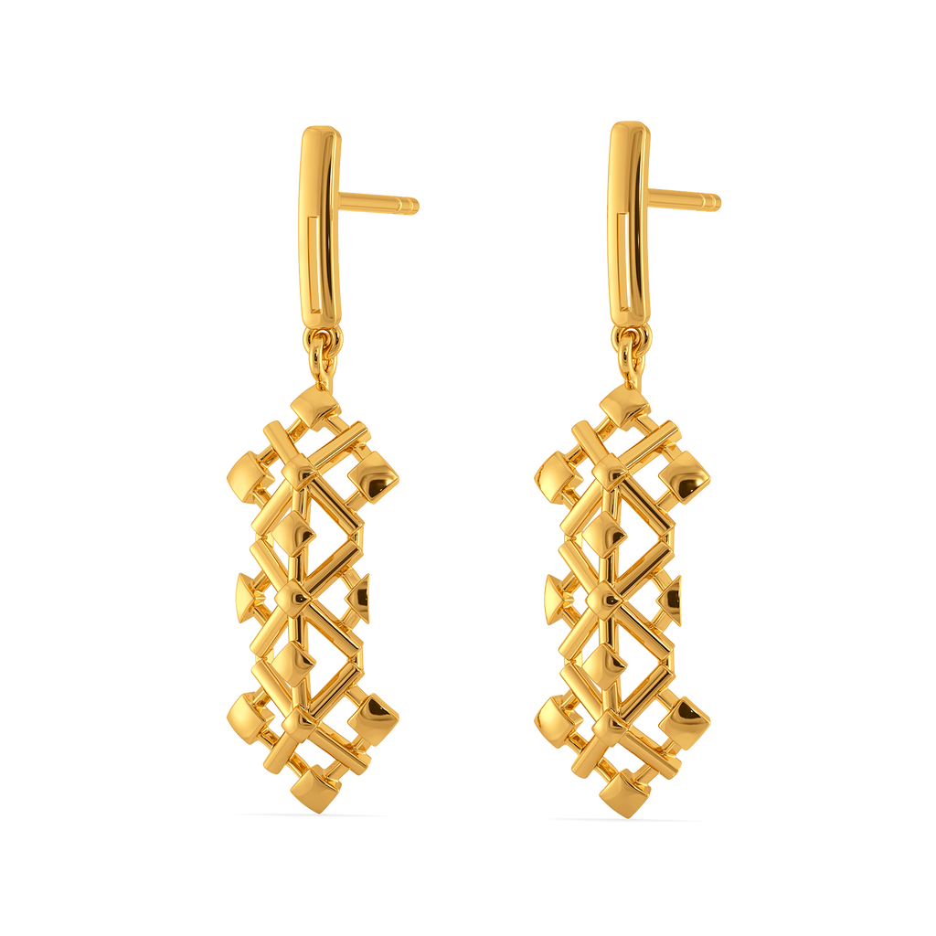 Lace Love Gold Earrings