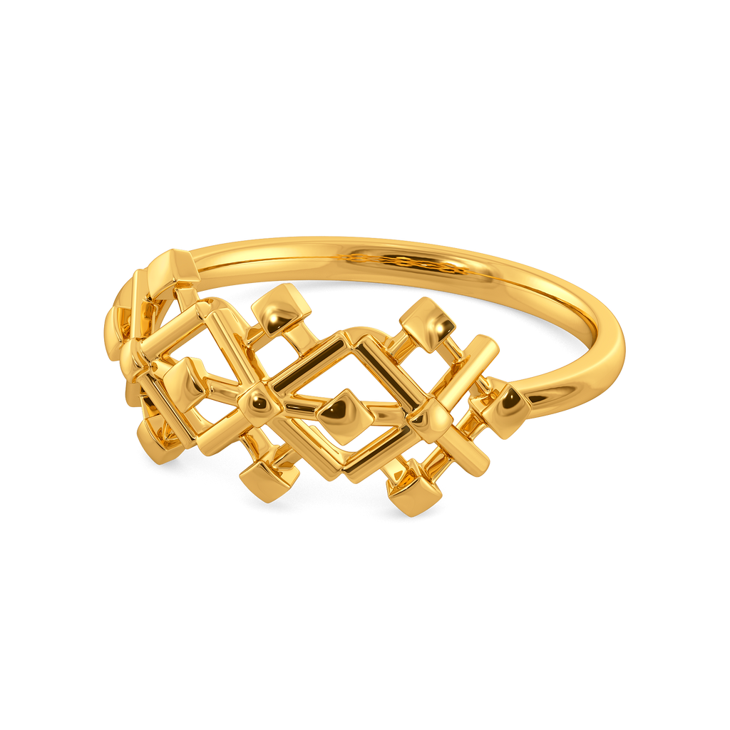 Lace Love Gold Rings