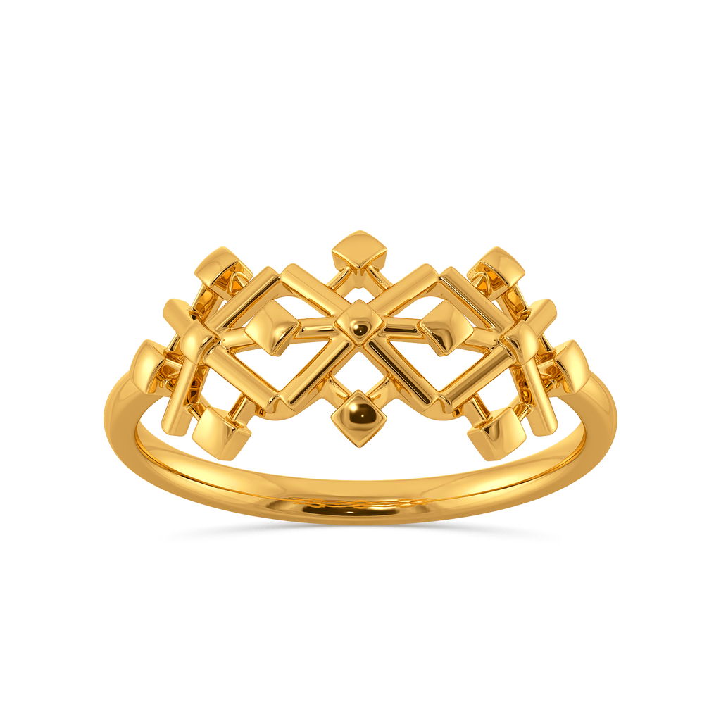 Lace Love Gold Rings