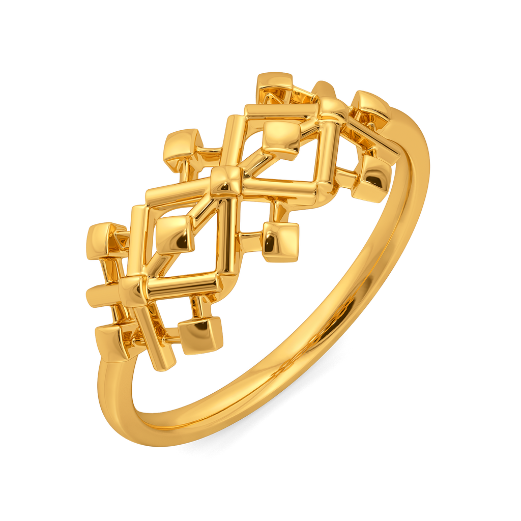 Lace Love Gold Rings