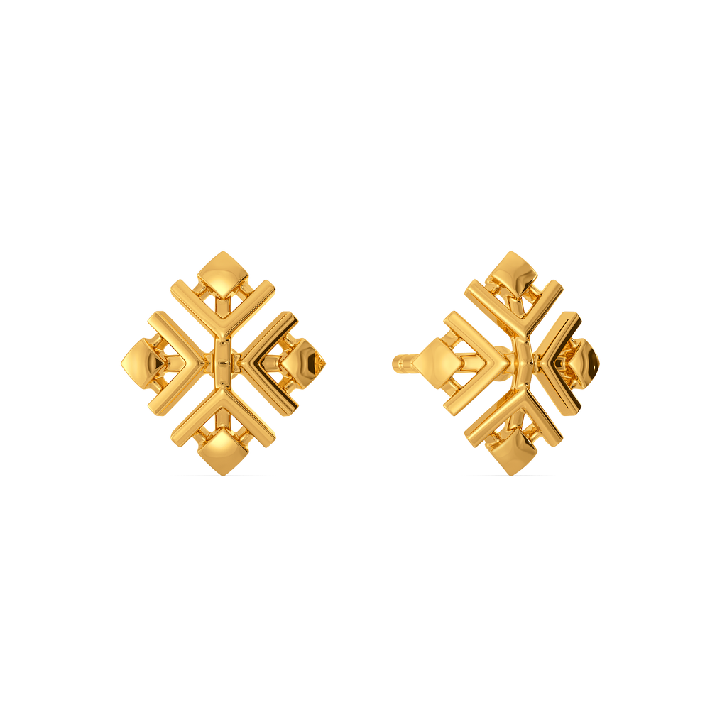 Lace Love Gold Earrings