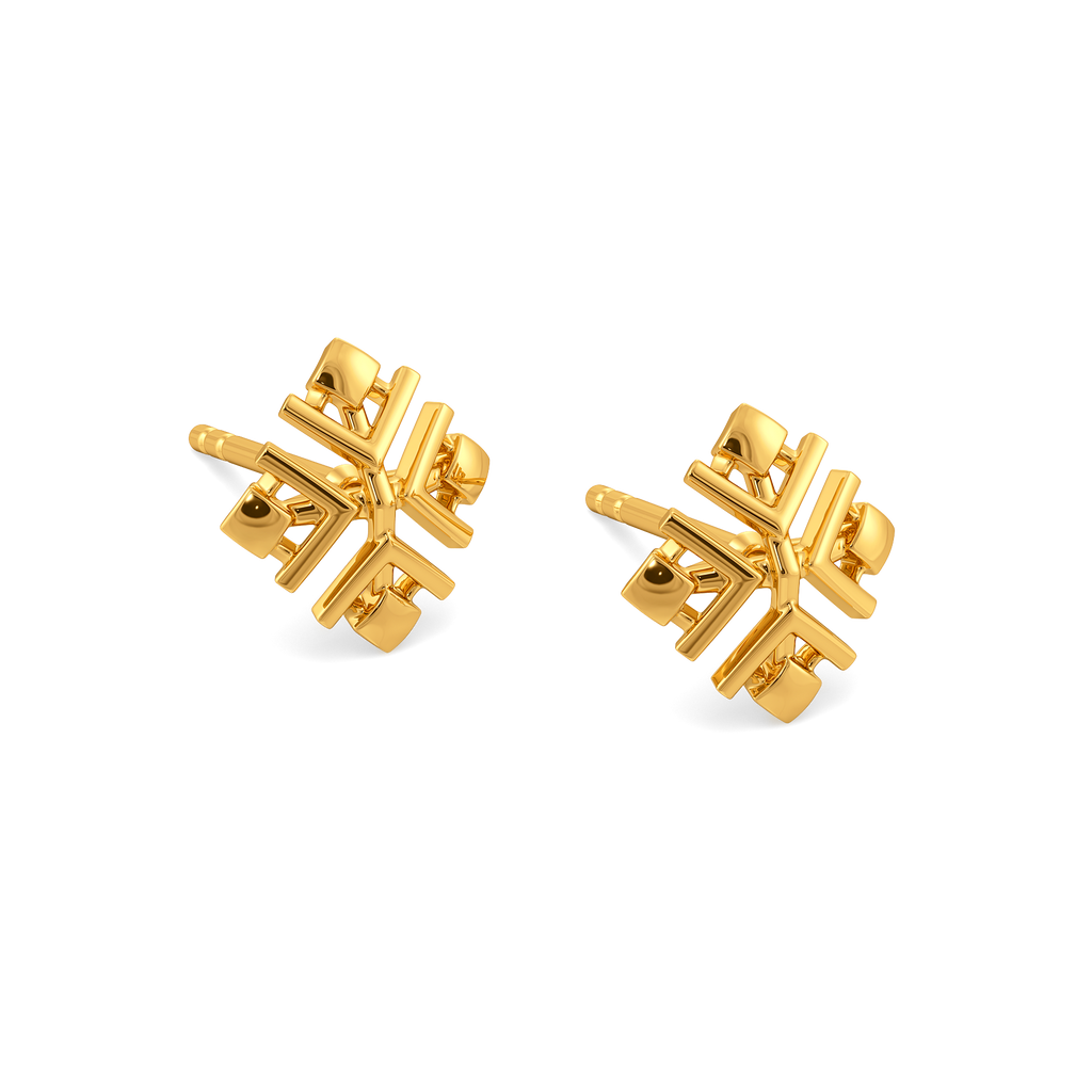 Lace Love Gold Earrings
