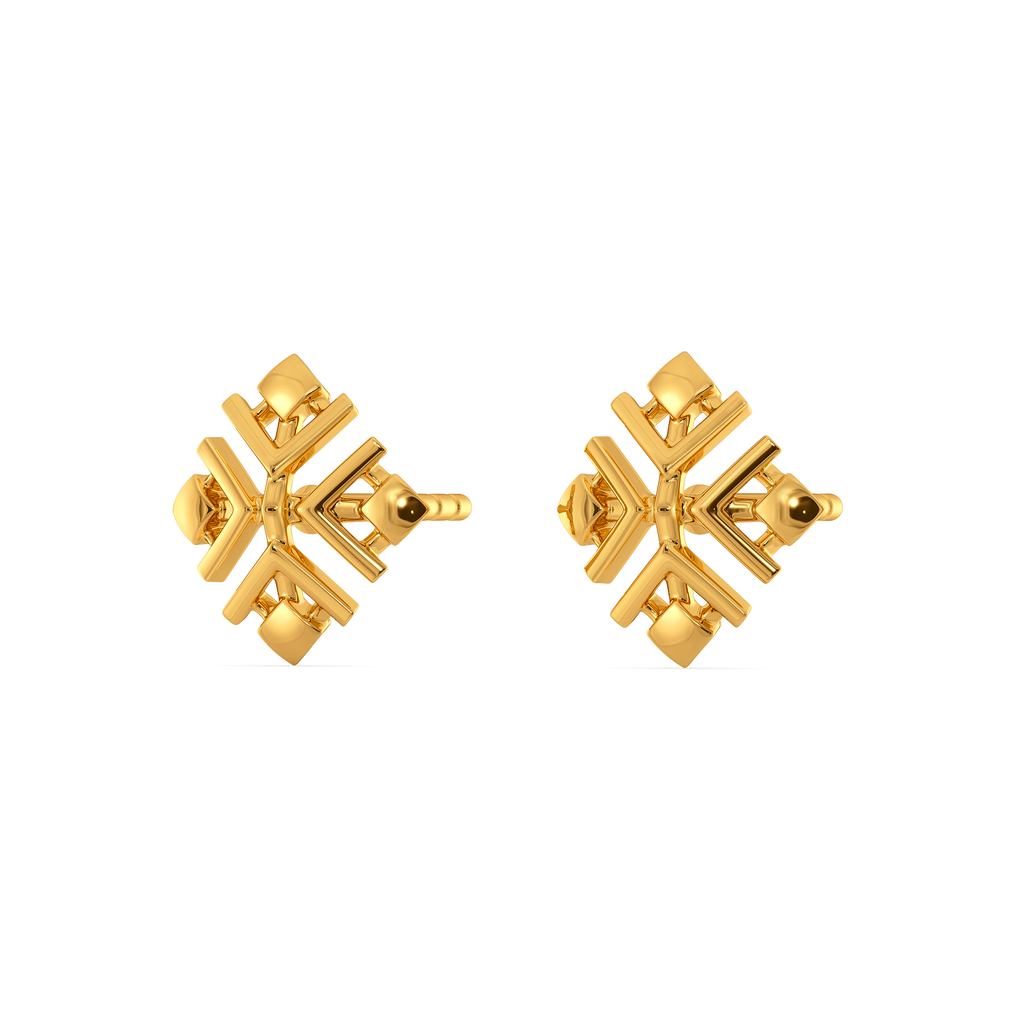 Lace Love Gold Earrings