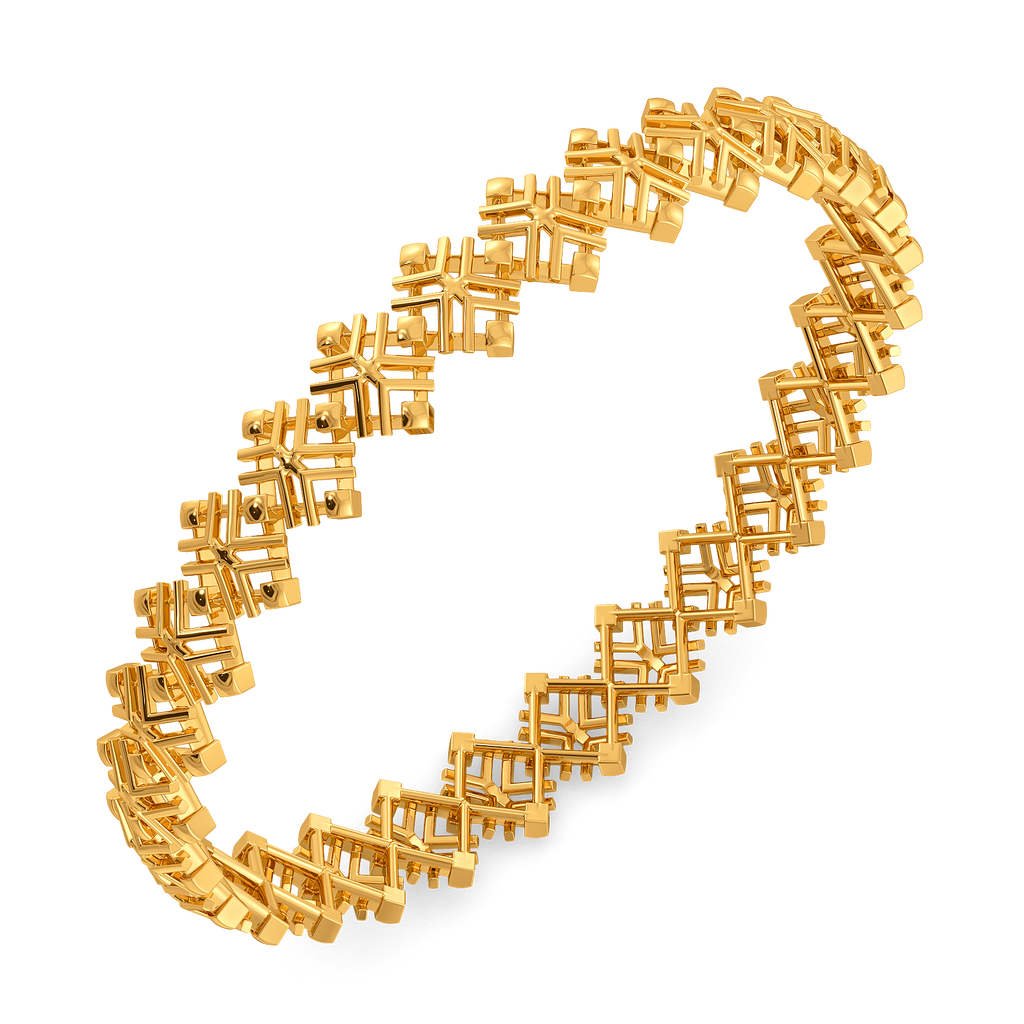 Lace Love Gold Bangles