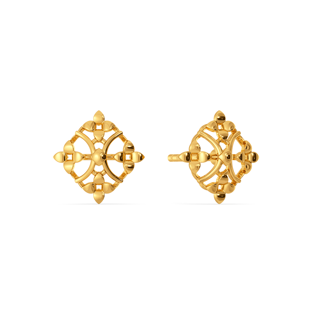 Sheer Magic Gold Earrings