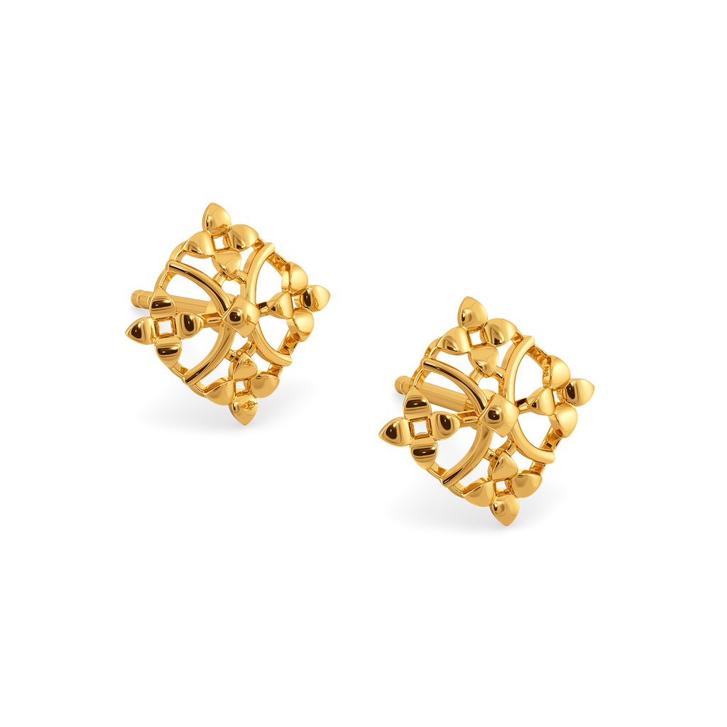 Sheer Magic Gold Earrings