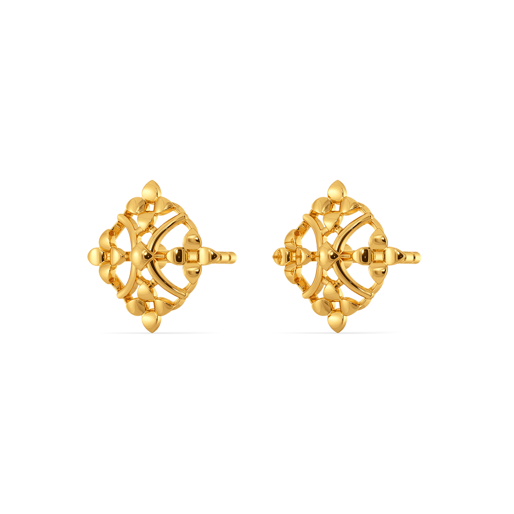 Sheer Magic Gold Earrings