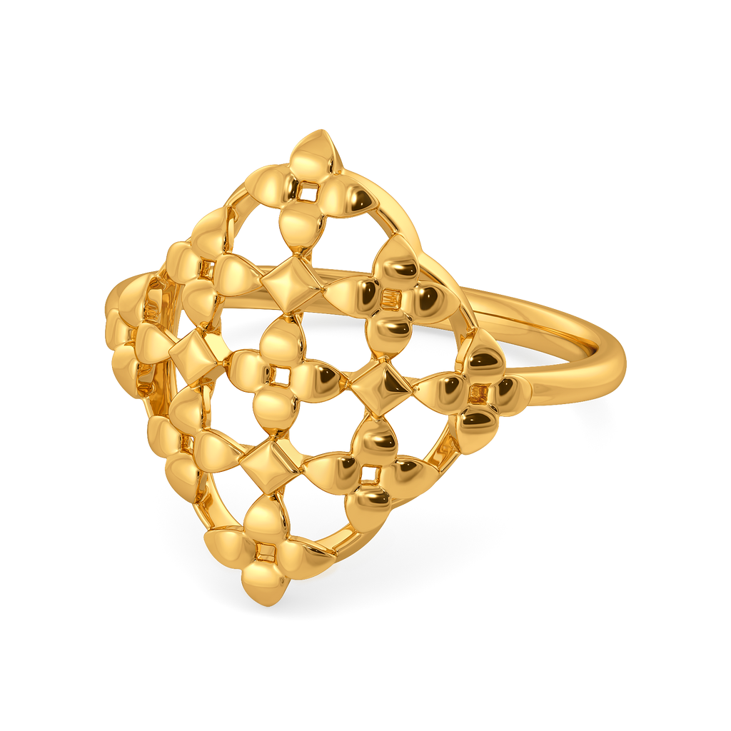 Sheer Love Gold Rings