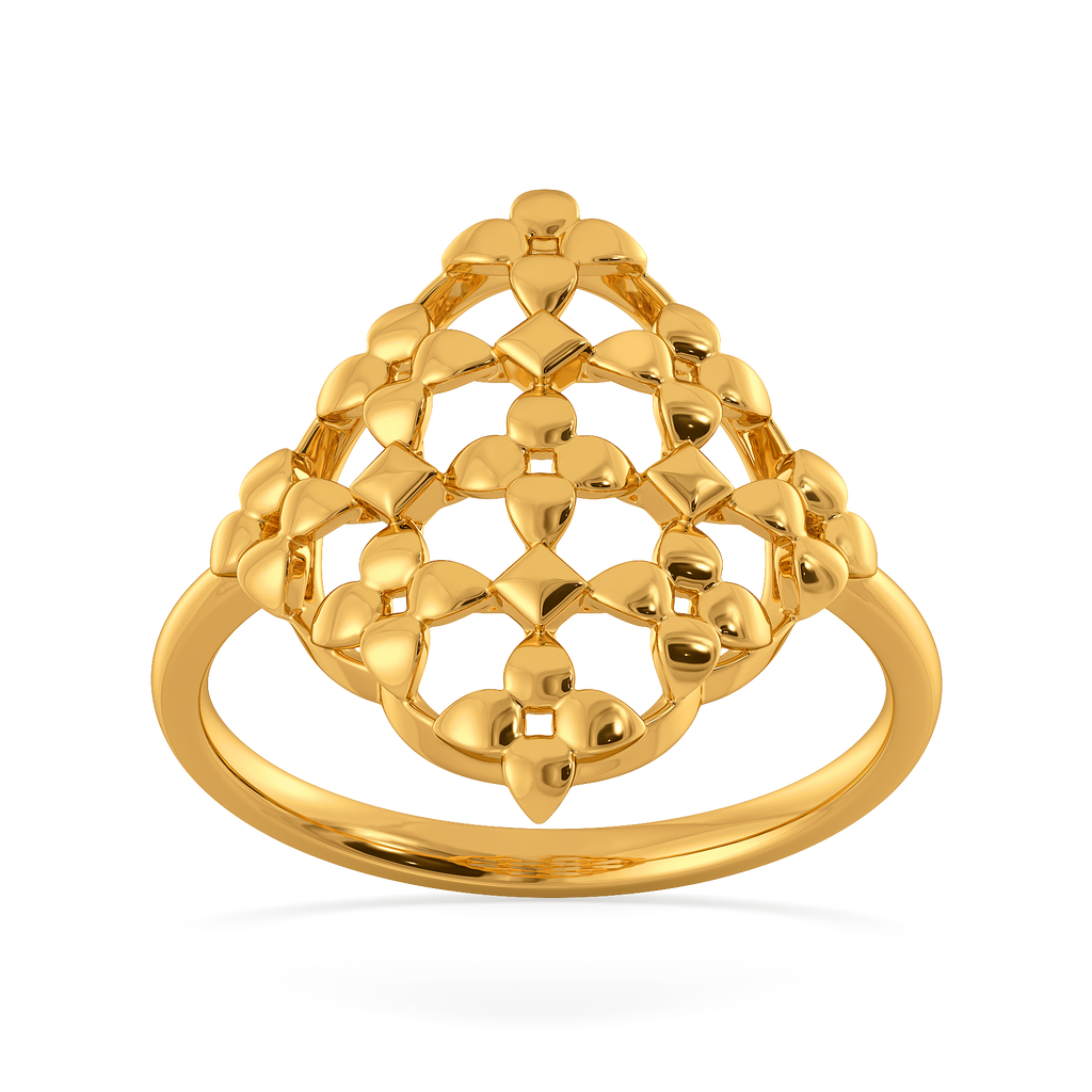 Sheer Love Gold Rings