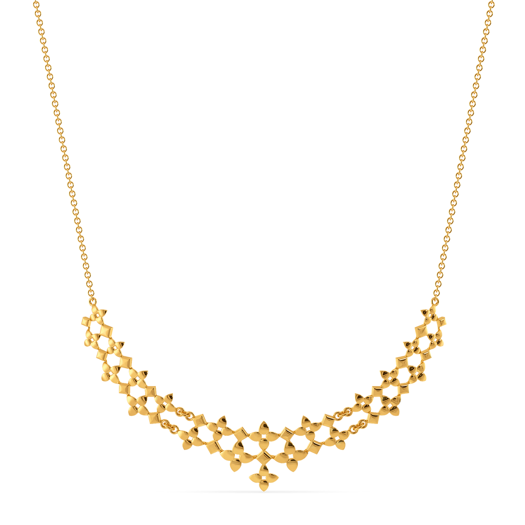 Sheer Love Gold Necklaces