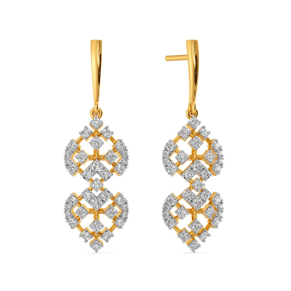 Whimsy Lace Diamond Earrings
