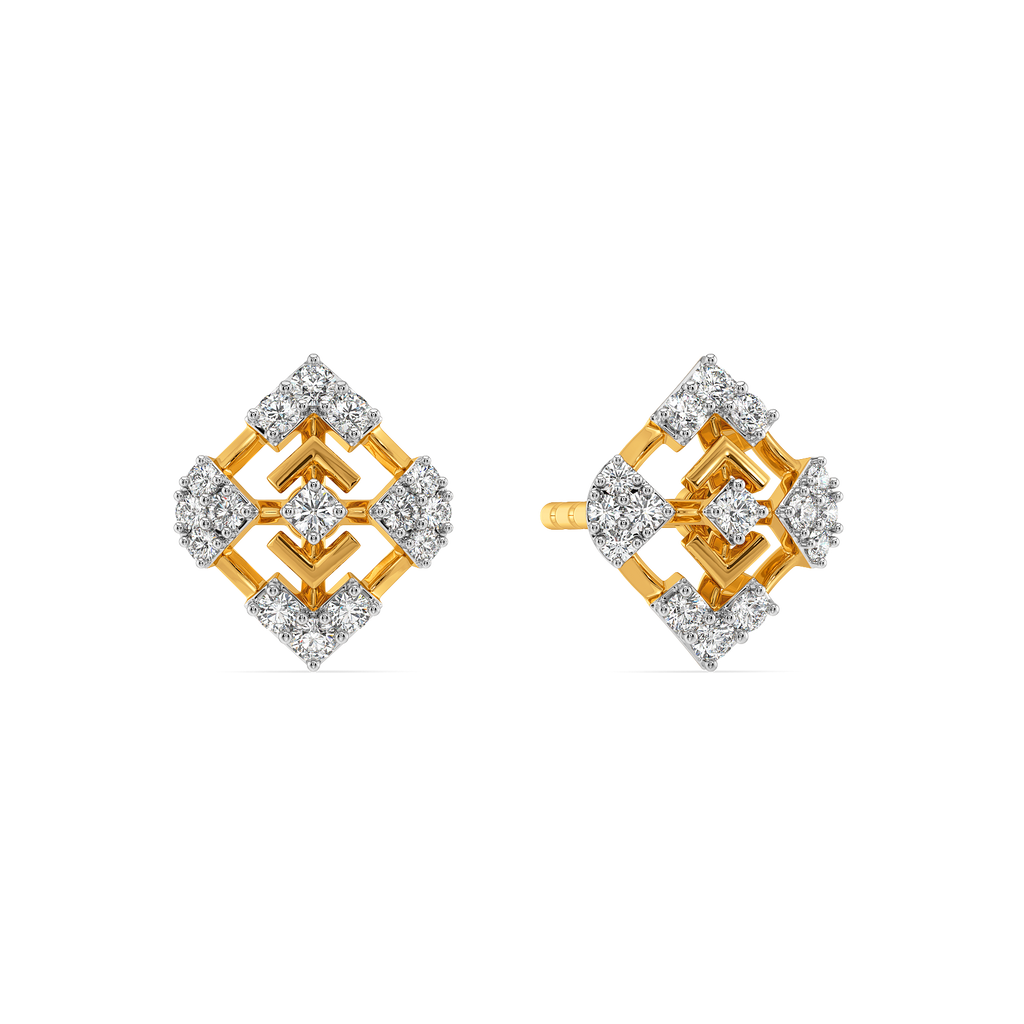Whimsy Lace Diamond Earrings