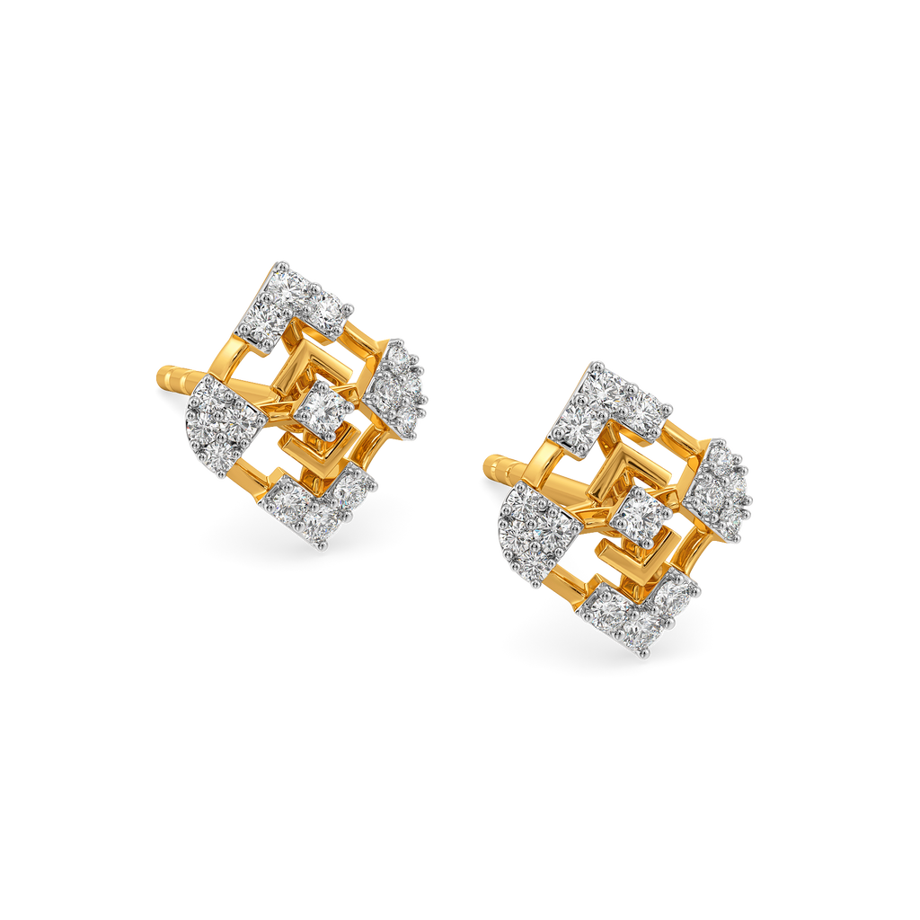 Whimsy Lace Diamond Earrings