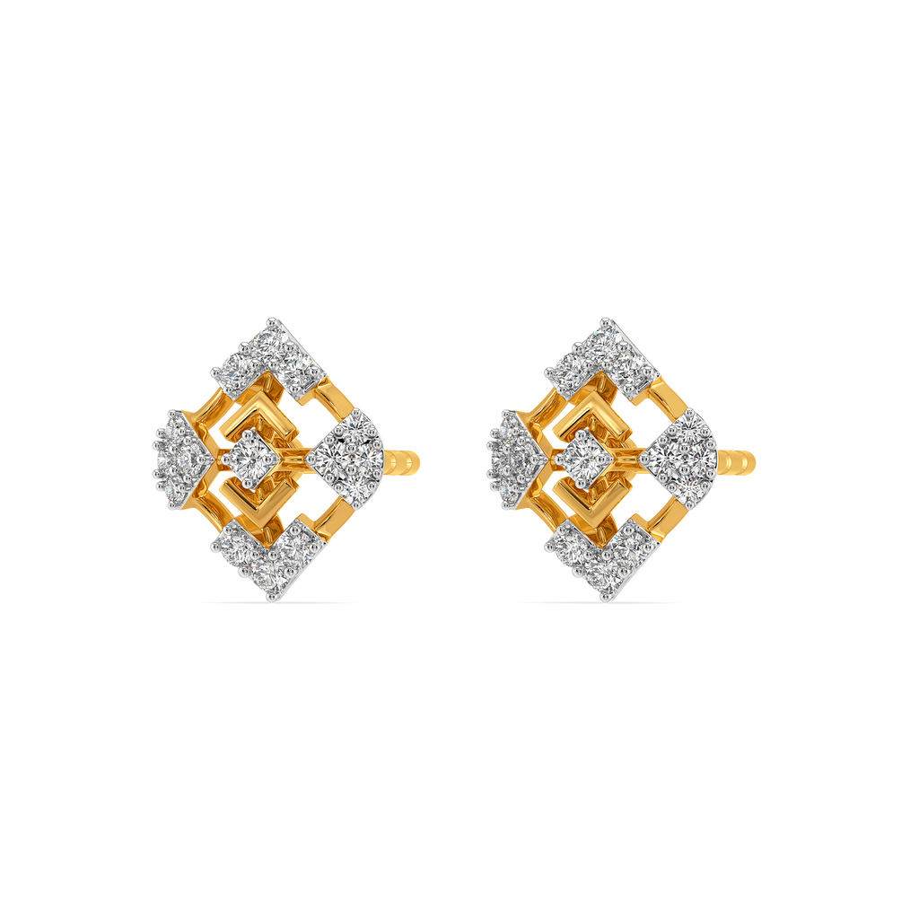 Whimsy Lace Diamond Earrings