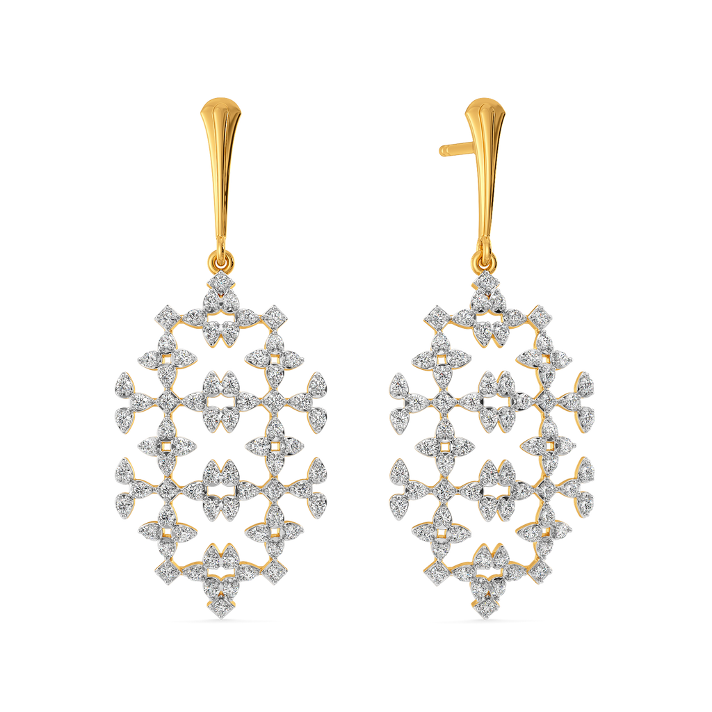 Sheer Power Diamond Earrings