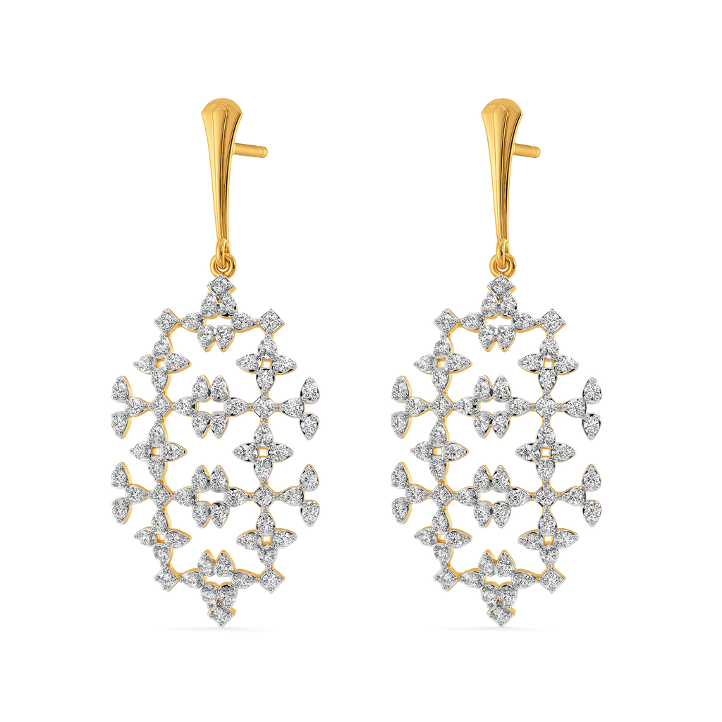 Sheer Power Diamond Earrings