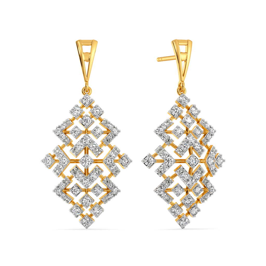 Veiled Magic Diamond Earrings