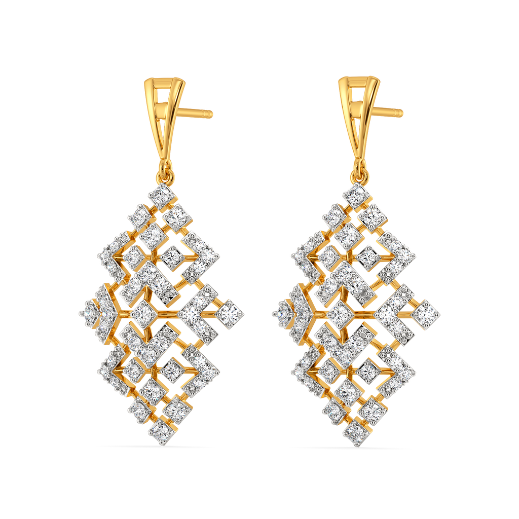 Veiled Magic Diamond Earrings