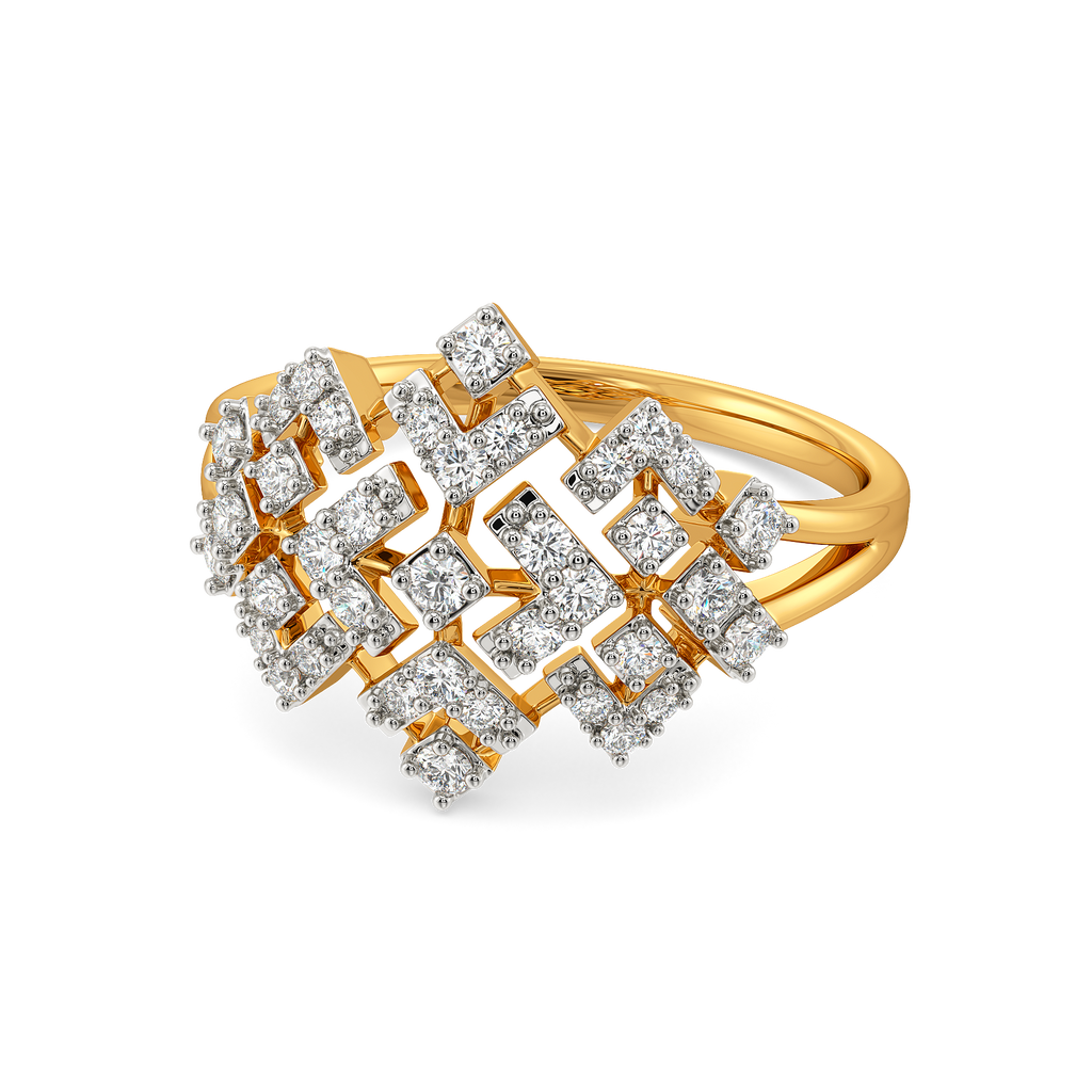Veiled Magic Diamond Rings