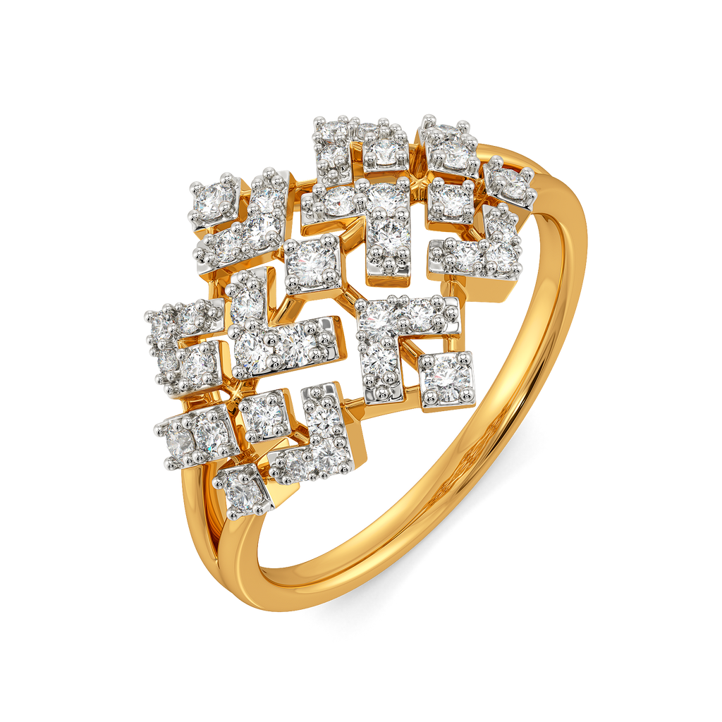 Veiled Magic Diamond Rings