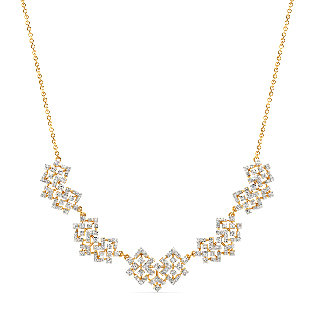 Veiled Magic Diamond Necklaces