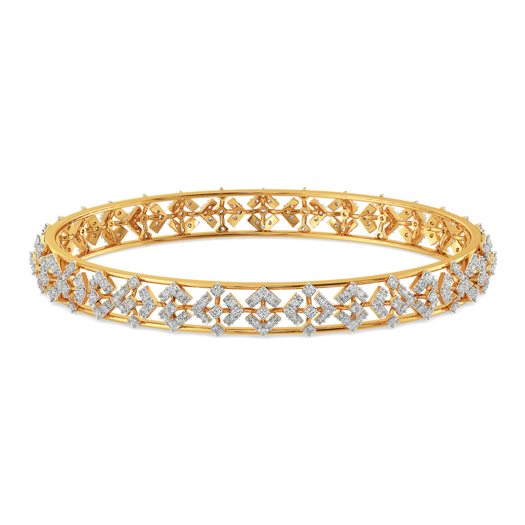 Veiled Magic Diamond Bangles