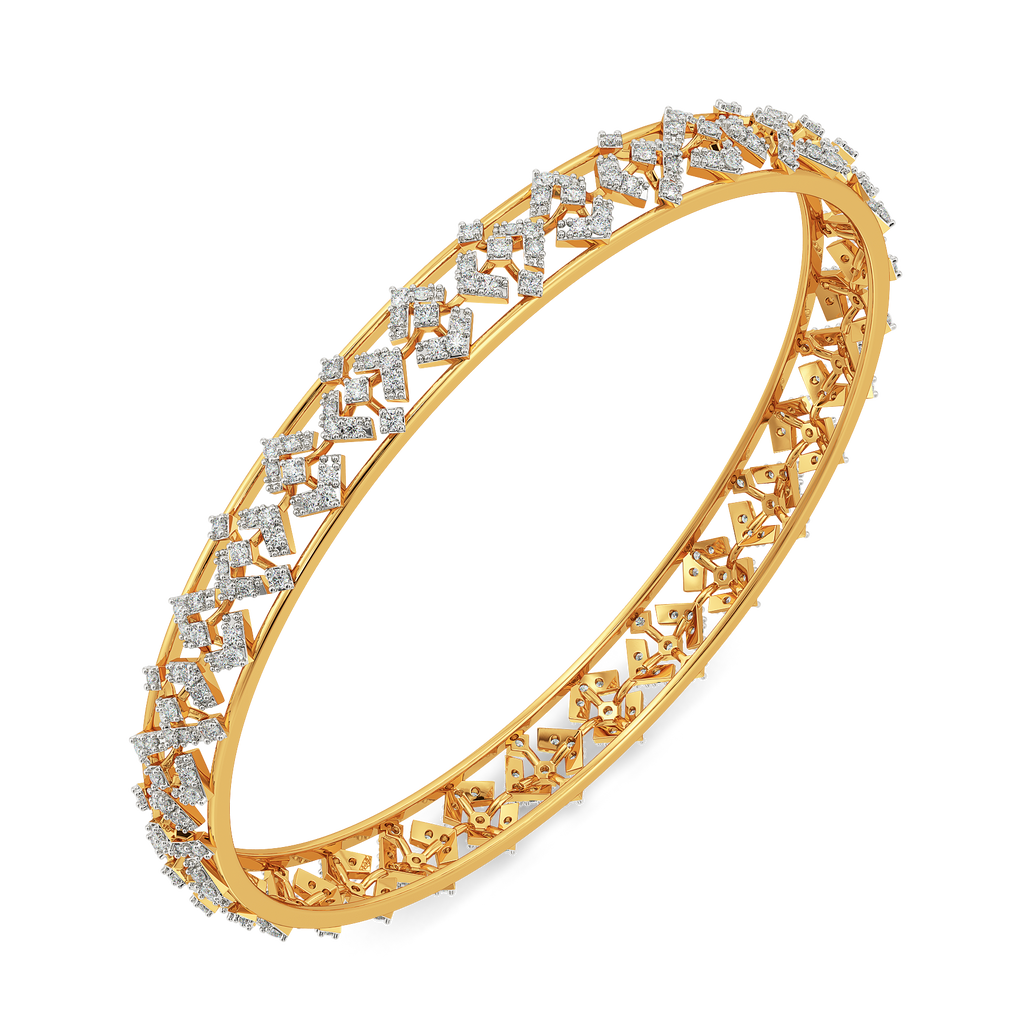 Veiled Magic Diamond Bangles
