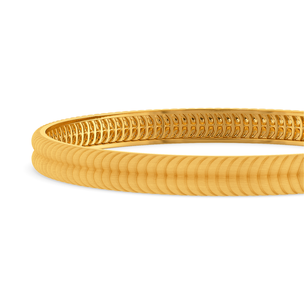 Knitted With Love Gold Bangles
