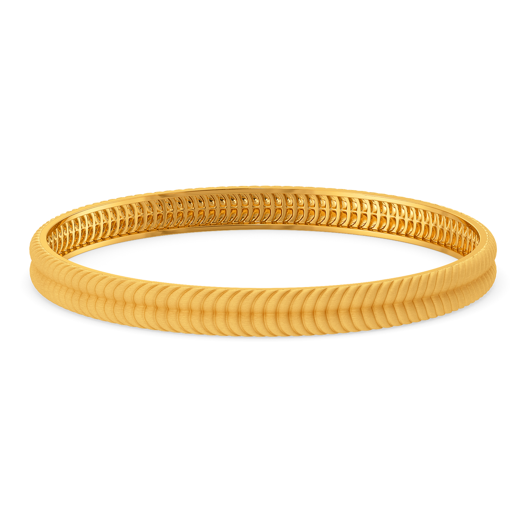 Knitted With Love Gold Bangles