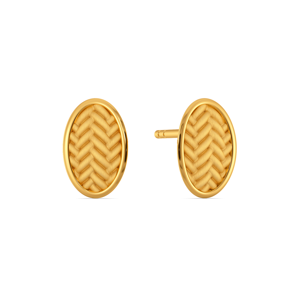 Knits of Autumn Gold Earrings