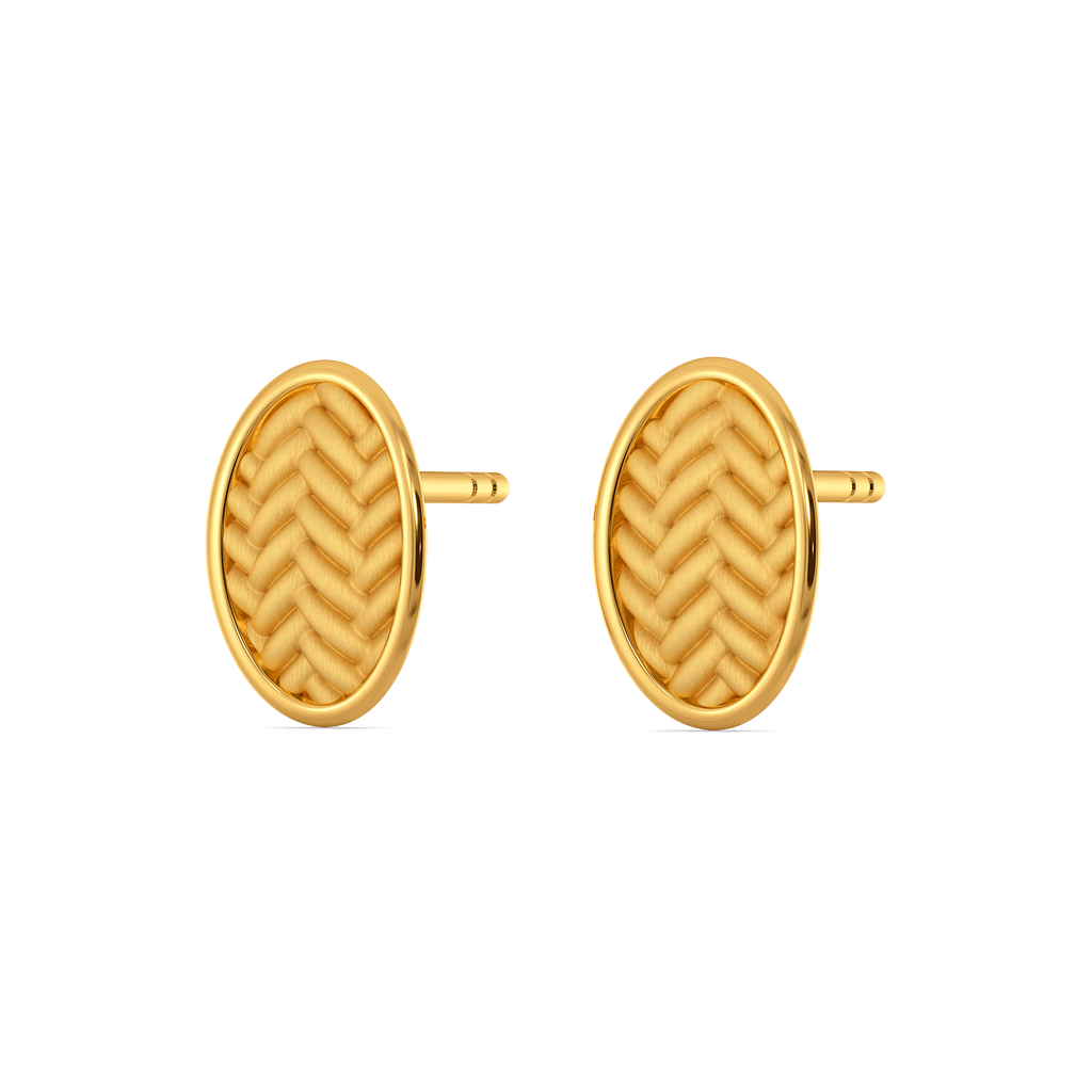 Knits of Autumn Gold Earrings