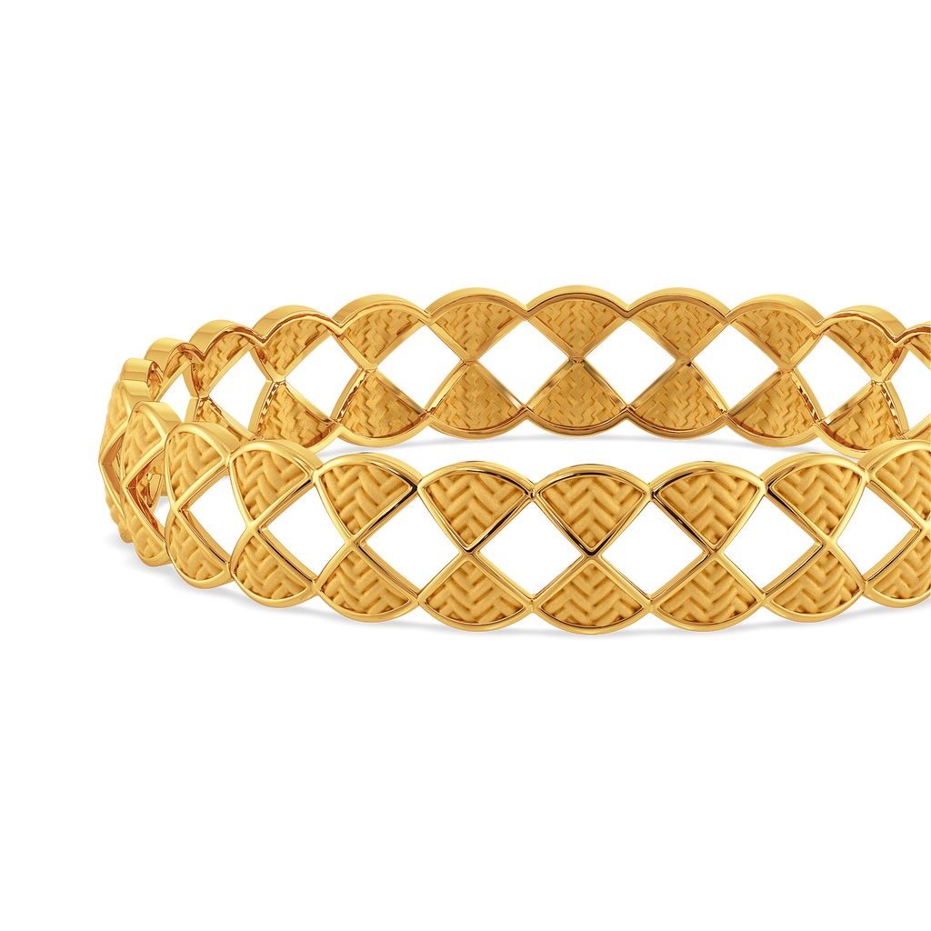 Knit Play Gold Bangles