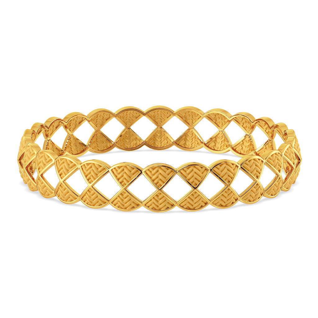 Knit Play Gold Bangles