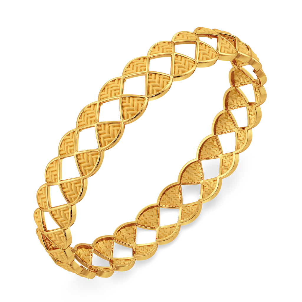 Knit Play Gold Bangles