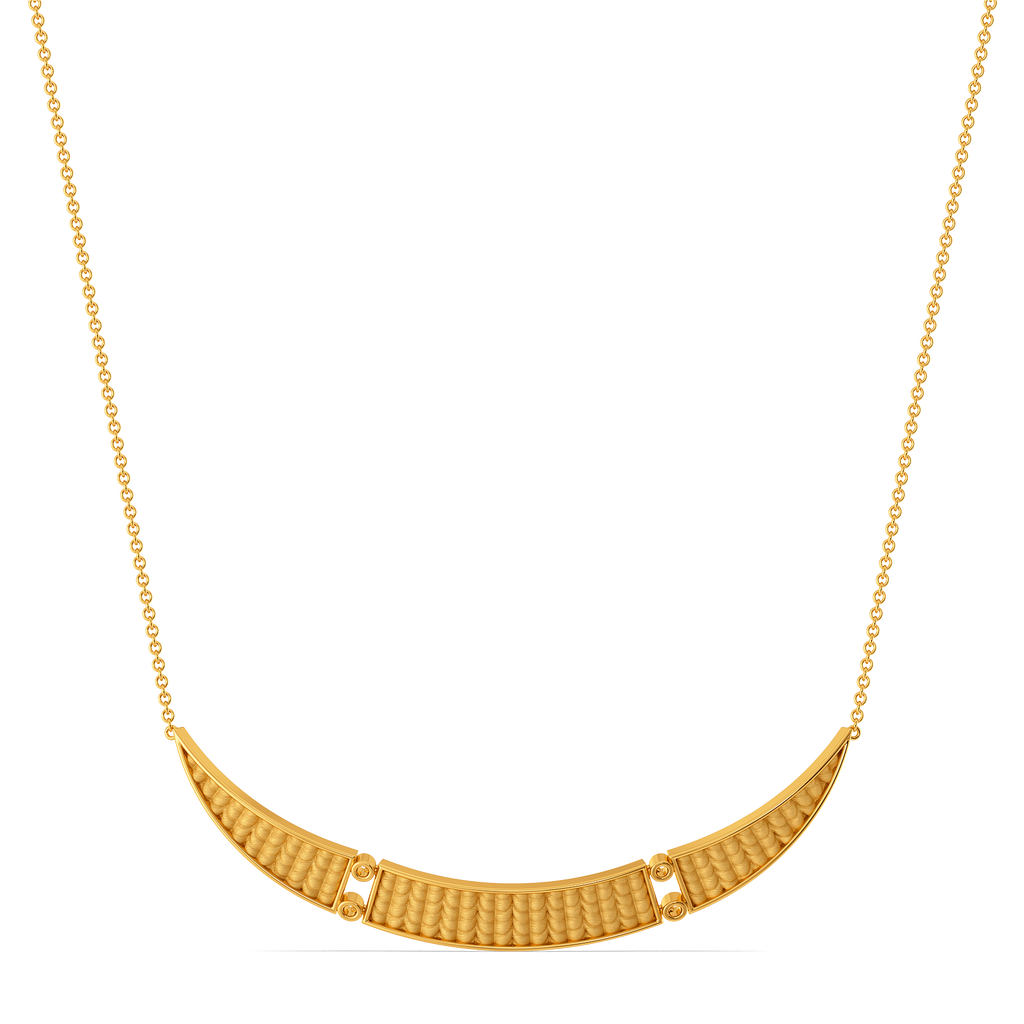 Knits Plush Gold Necklaces