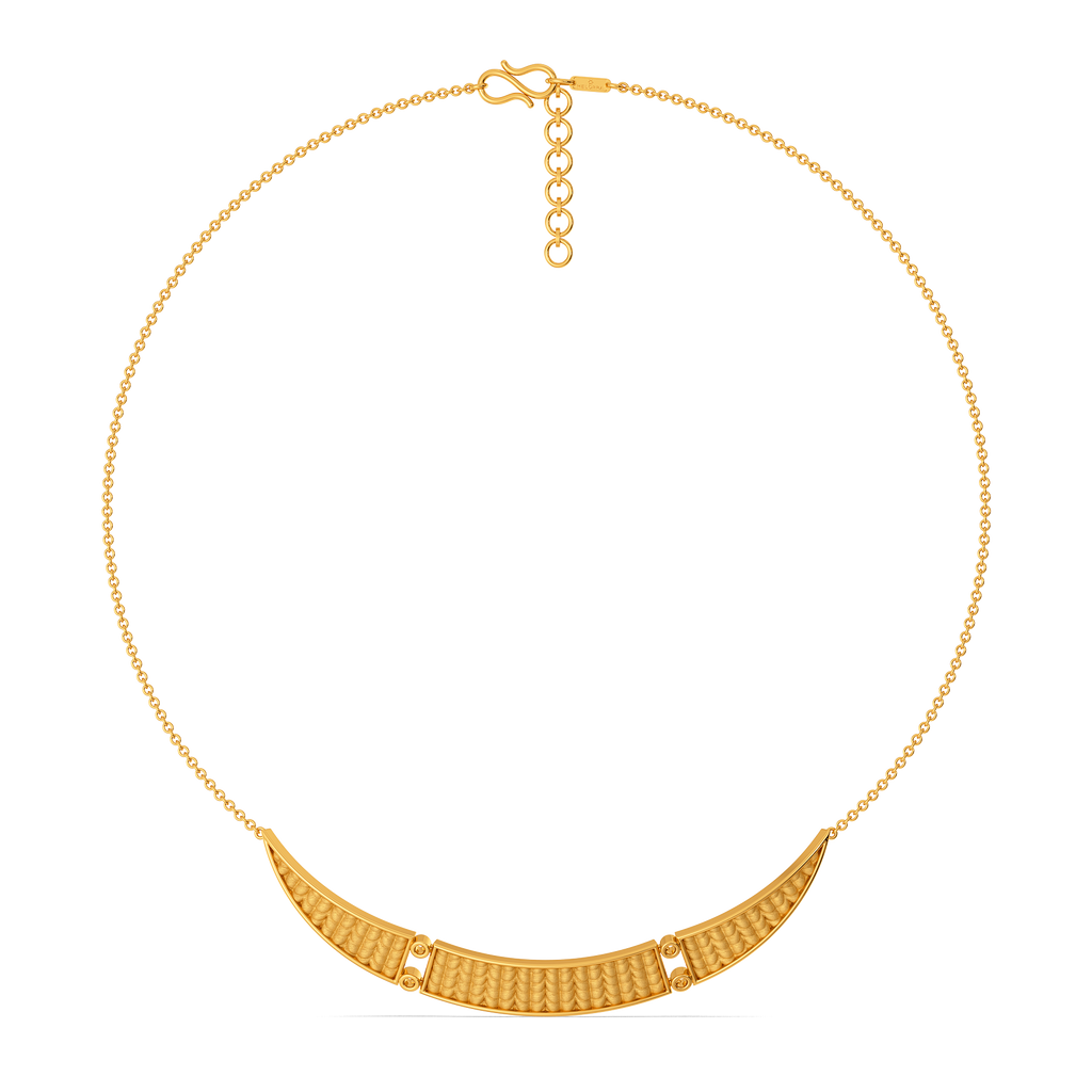 Knits Plush Gold Necklaces