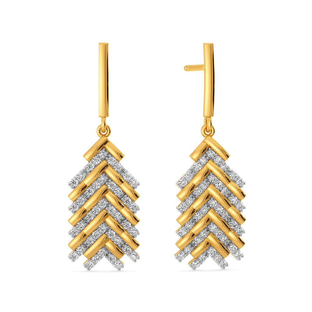 Knit to Meet You Diamond Earrings