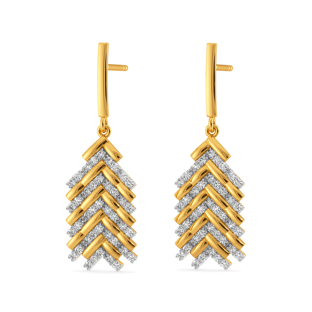 Knit to Meet You Diamond Earrings