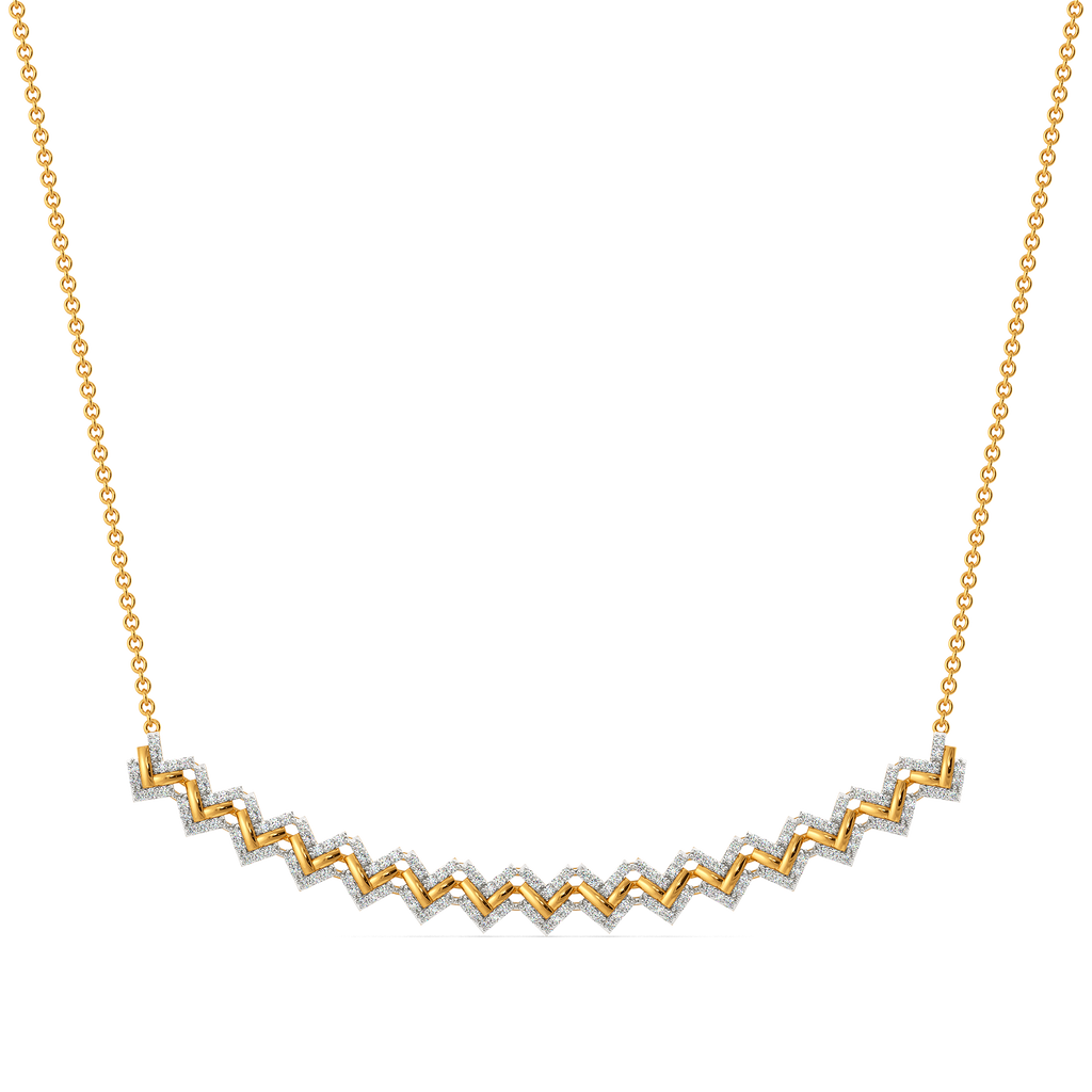 Knit to Meet You Diamond Necklaces
