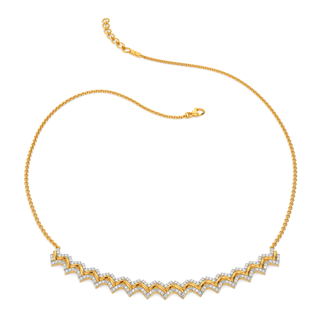 Knit to Meet You Diamond Necklaces