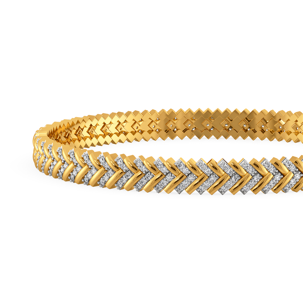 Knit to Meet You Diamond Bangles