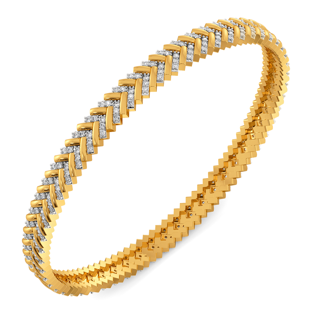 Knit to Meet You Diamond Bangles
