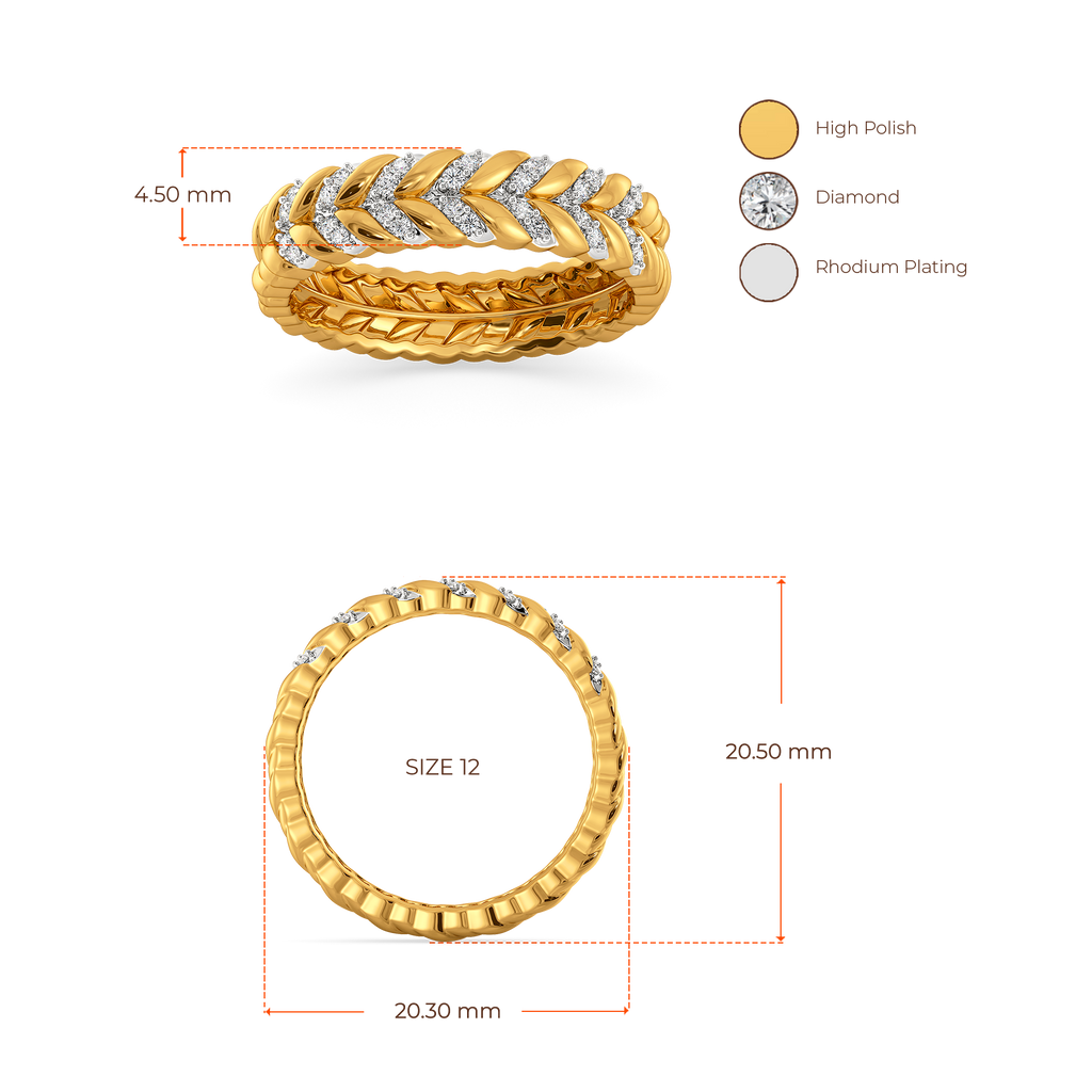 Woven in Sparkle Diamond Rings image