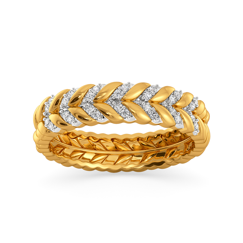 Woven in Sparkle Diamond Rings alternate view 3
